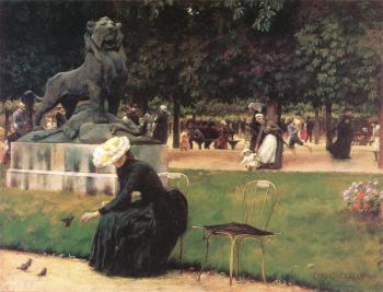 查爾斯 考特尼 柯倫 In the Luxembourg Garden